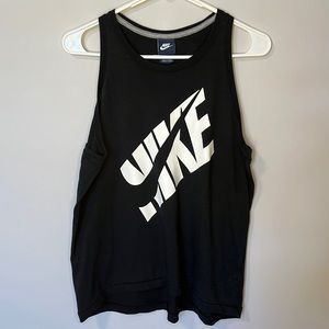 SALE**NIKE Black Racer Back Top, Size M